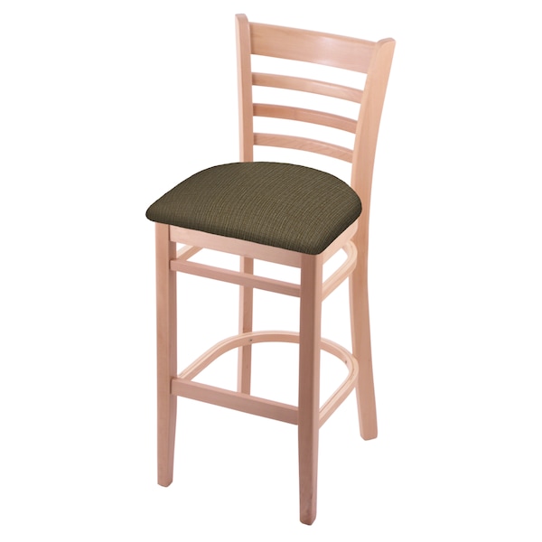 25" Counter Stool, Natural Finish, Graph Cork Seat